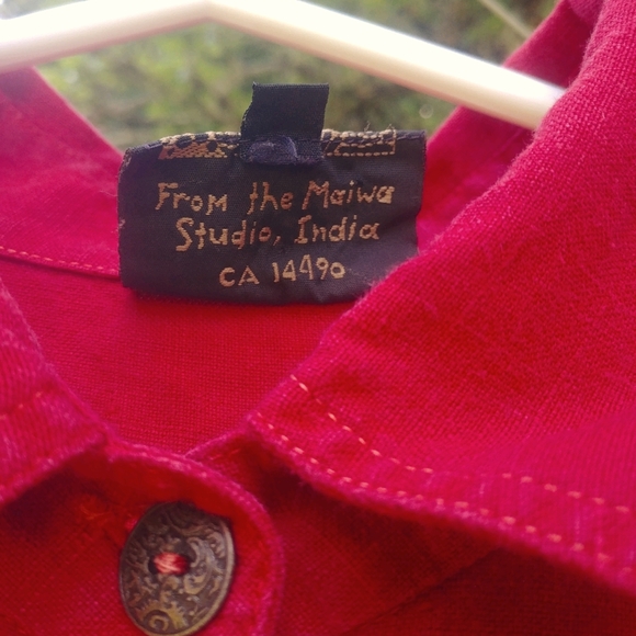 90's 💯 linen oversized shirt - Picture 3 of 6